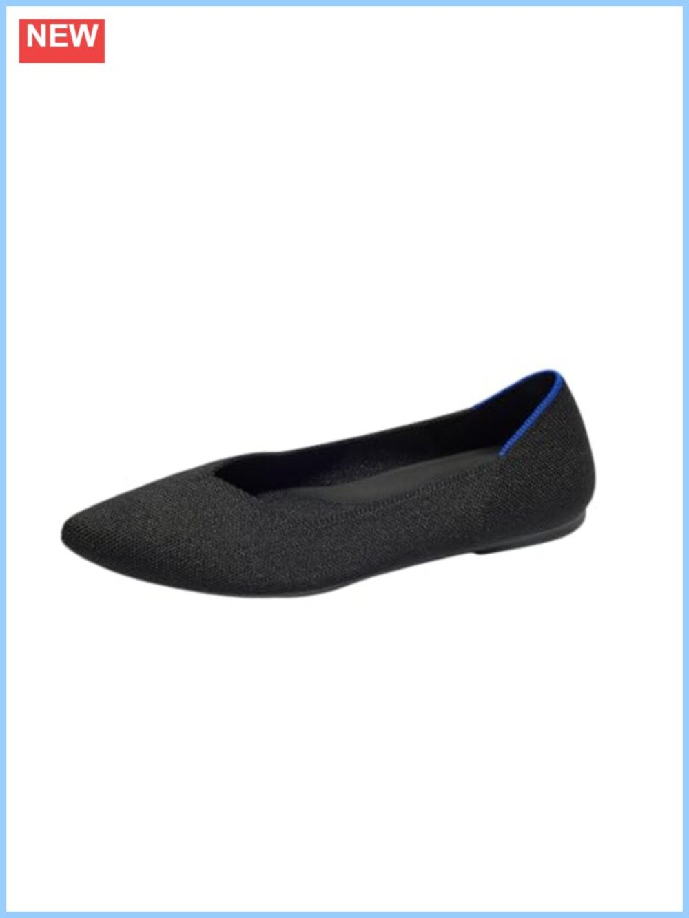Rothy's The Point II Women's Slip-On Ballet Flat Pointed Toe Knit Washable